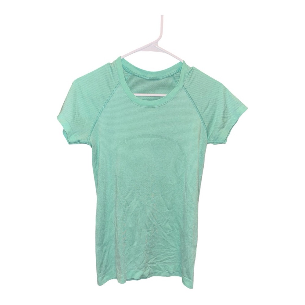 wild mint short sleeve lululemon swiftly tech size 6